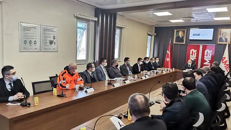 Yağışlar öncesi tedbir toplantısı yapıldı