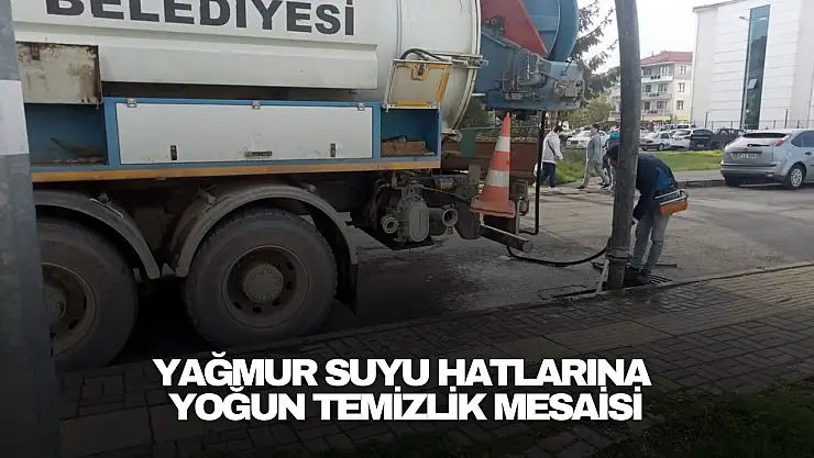 Yağmur Suyu Hatlarına Yoğun Temizlik Mesaisi