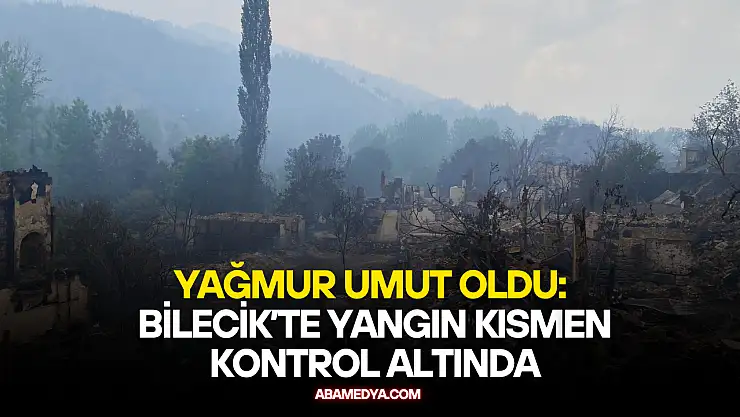 Yağmur Umut Oldu: Bilecik'te Yangın Kısmen Kontrol Altında