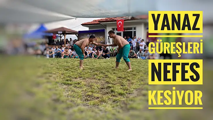 Yanaz Karakucak güreşleri nefes kesiyor