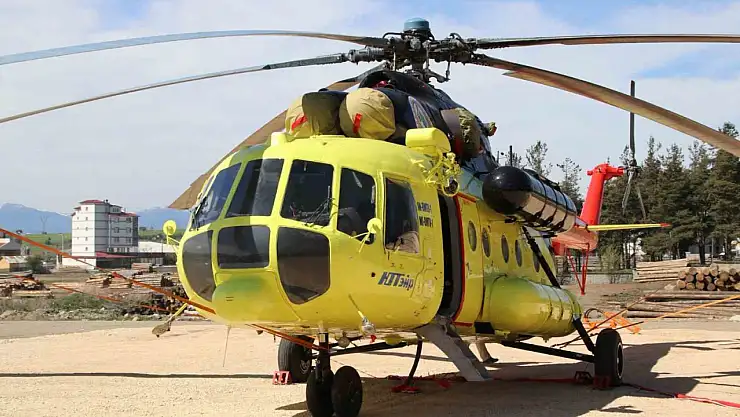 Yangın söndürme helikopteri Bolu'da konuşlandırıldı
