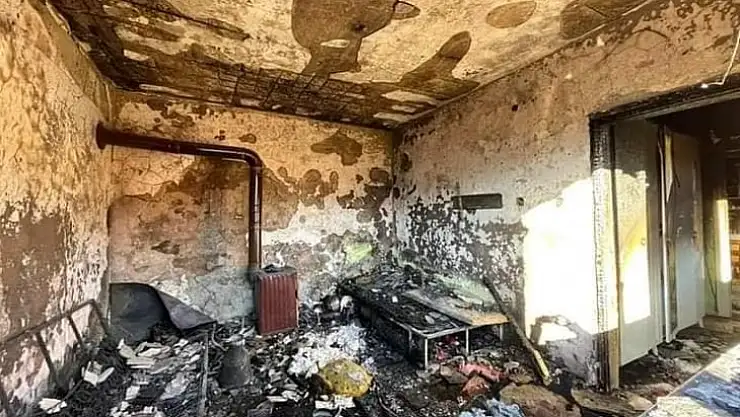 Yangını vatandaşlar söndürdü