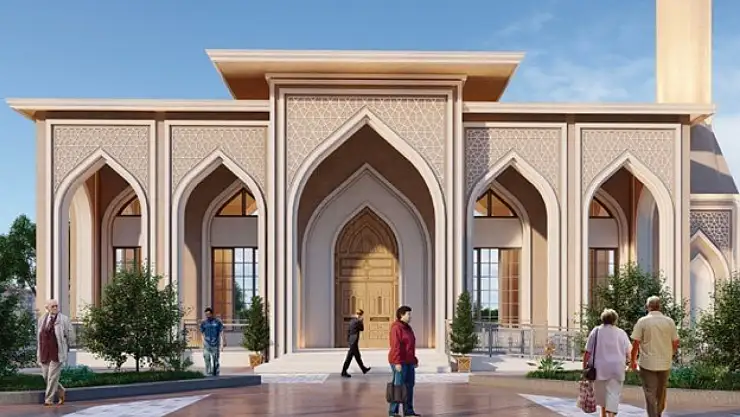 Yeni Merkez Caminin temel çalışmaları başladı