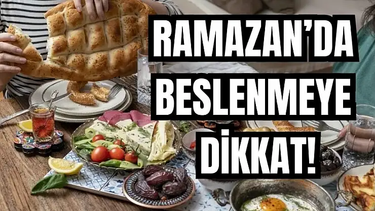 Yeterli ve dengeli beslenme tavsiyeleri