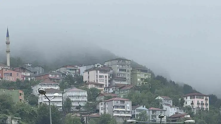 Yoğun sis etkili oldu