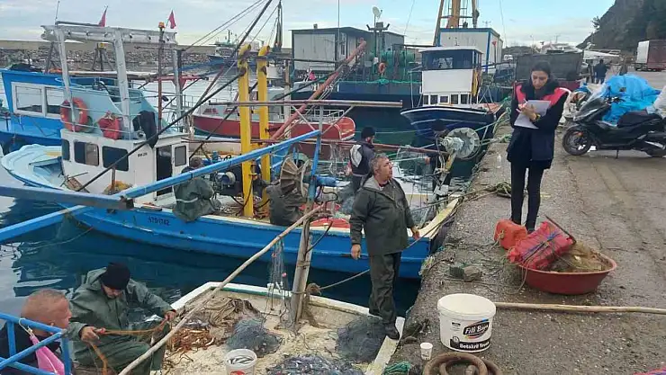 Zonguldak İl Tarım ve Orman Müdürlüğü ekipleri Kilimli'de su ürünleri denetimi yaptı