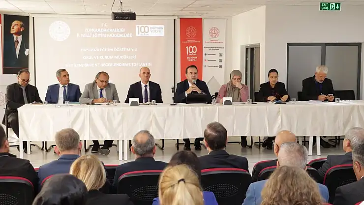Zonguldak'ta okul ve kurum müdürleri değerlendirme toplantısı yapıldı