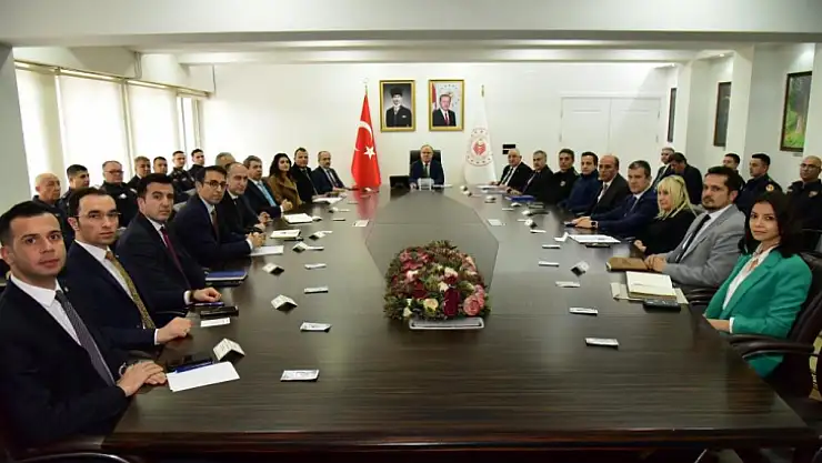 Zonguldak'ta seçim güvenliği toplantısı yapıldı