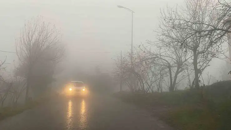 Zonguldak'ta sıcaklık düştü, sis etkili oldu