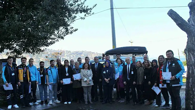 Zonguldak'ta UMKE tatbikatına katılanlara teşekkür belgesi