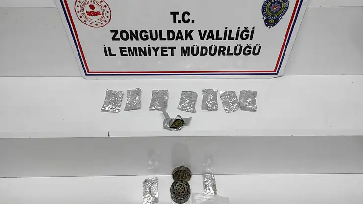 Zonguldak'ta uyuşturucu operasyonu