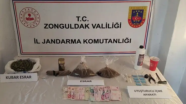 Zonguldak'ta uyuşturucu operasyonu