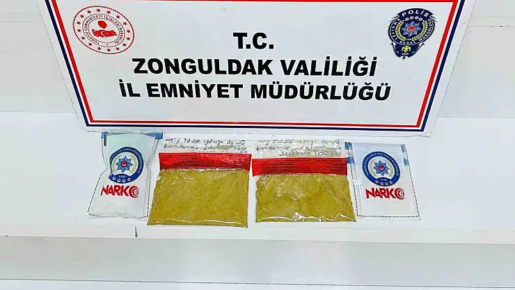 Zonguldak'ta uyuşturucu operasyonlarında bir şüpheli tutuklandı