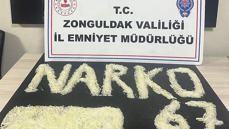 Zonguldak'ta uyuşturucu operasyonunda 1 tutuklama
