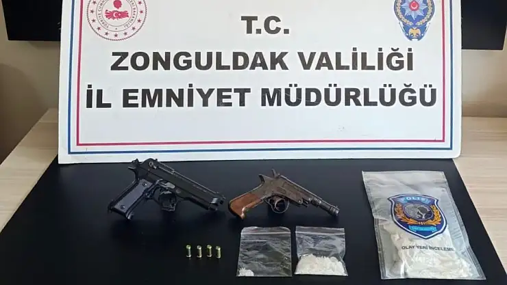 Zonguldak'ta uyuşturucu operasyonunda 1 kişi tutuklandı