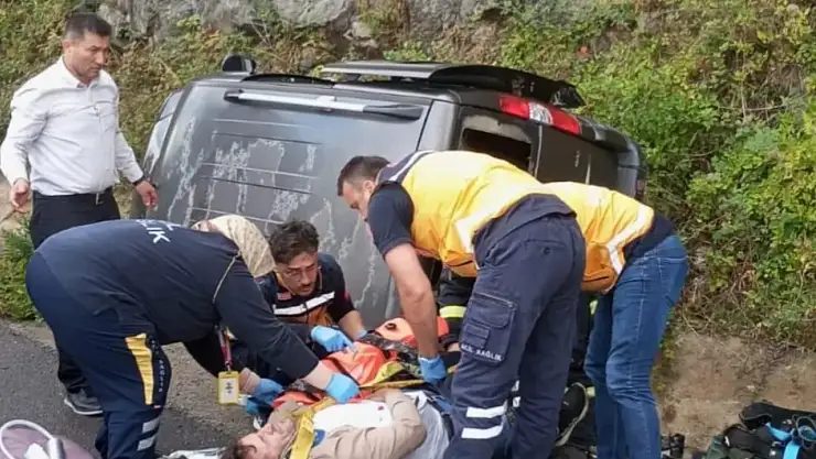 Zonguldak'ta yağış kazayı beraberinde getirdi: 1 yaralı