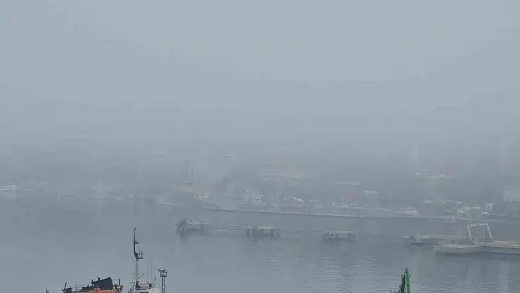 Zonguldak'ta yoğun sis etkili oldu