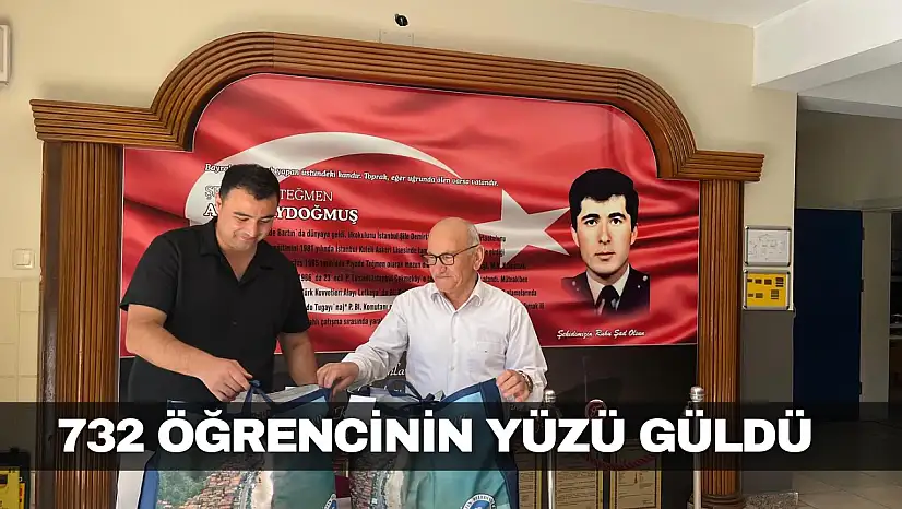 732 Öğrencinin Yüzü Güldü