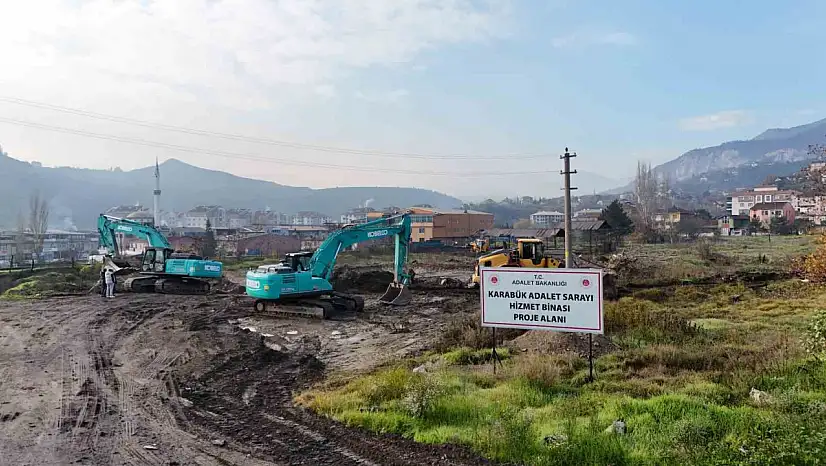 Adalet Sarayı için ilk kazma vuruldu