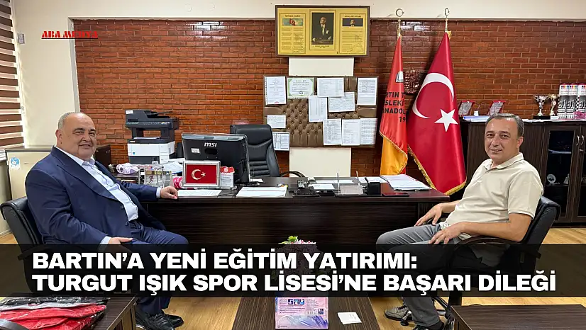 Aldatmaz,Turgut Işık Spor Lisesi'ni ziyaret etti