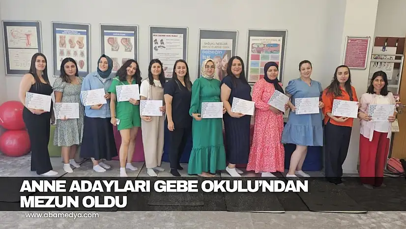 Anne Adayları Gebe Okulu'ndan Mezun Oldu