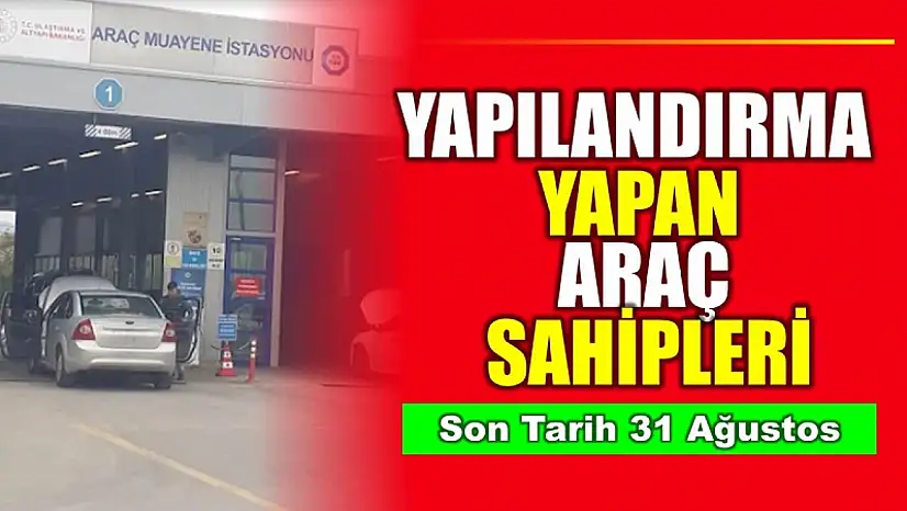 Araç muayenesi için son tarih