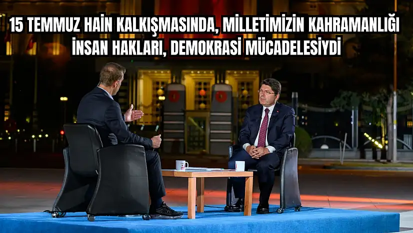 Bakan Tunç, canlı yayında soruları yanıtladı