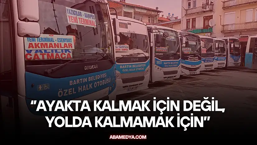 Bartın'da Halk Otobüsü Esnafından Zam Gerekçesi