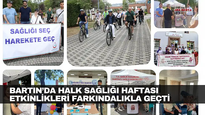 Bartın'da Halk Sağlığı Haftası Etkinlikleri Farkındalıkla Geçti