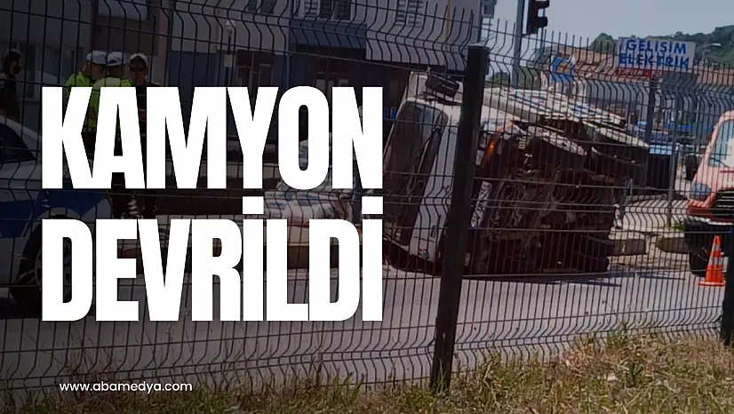 Bartın'da Kamyon Devrildi: