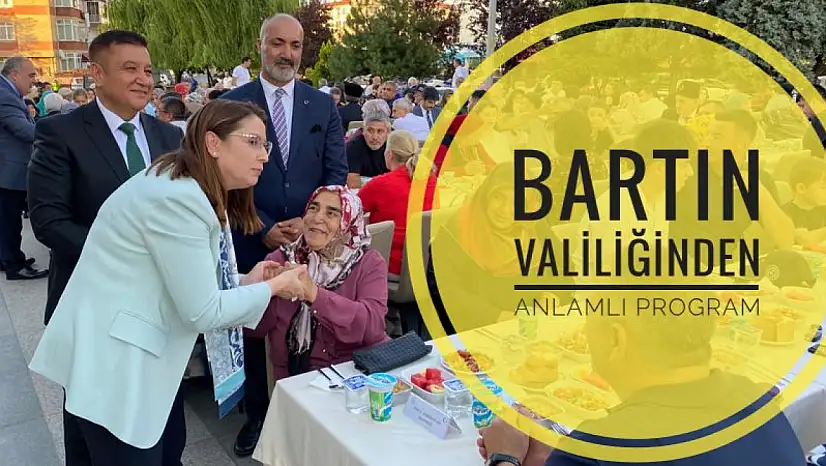 Bartın Valiliğinden anlamlı program