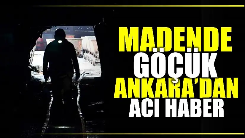 Bartınlı madencilerin çalıştığı ocakta göçük