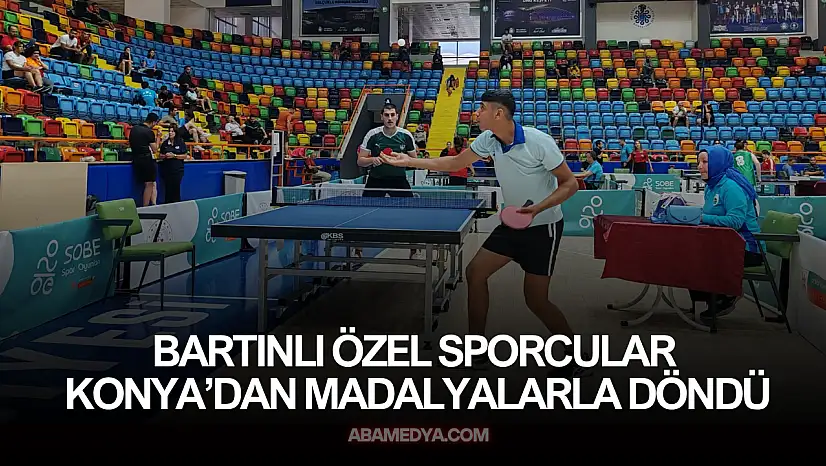 Bartınlı Özel Sporcular Konya'dan Madalyalarla Döndü