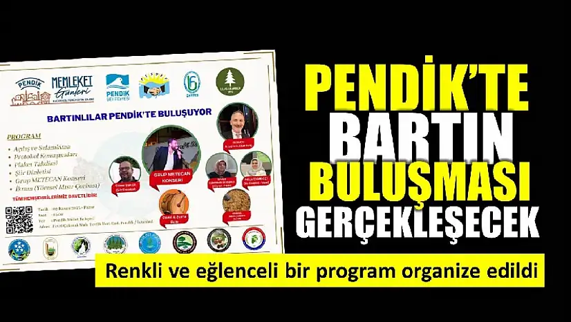 Bartınlılar Pendik'te buluşacak