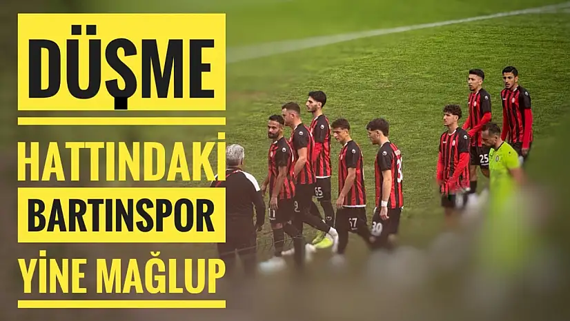 Bartınspor düşme hattına demir attı