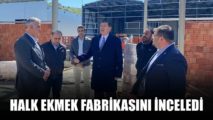 Başkan Yalçınkaya inşaat alanında