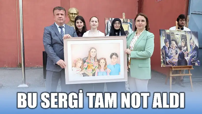 Bir yıllık emeklerini sergilediler