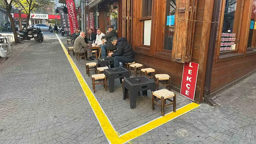 Boyalı çizgiyi geçmek yasak