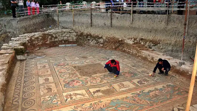 Çaycuma'nın gizli hazinesi Kadıoğlu Mozaikleri korunup, ziyaretçilere açılacak