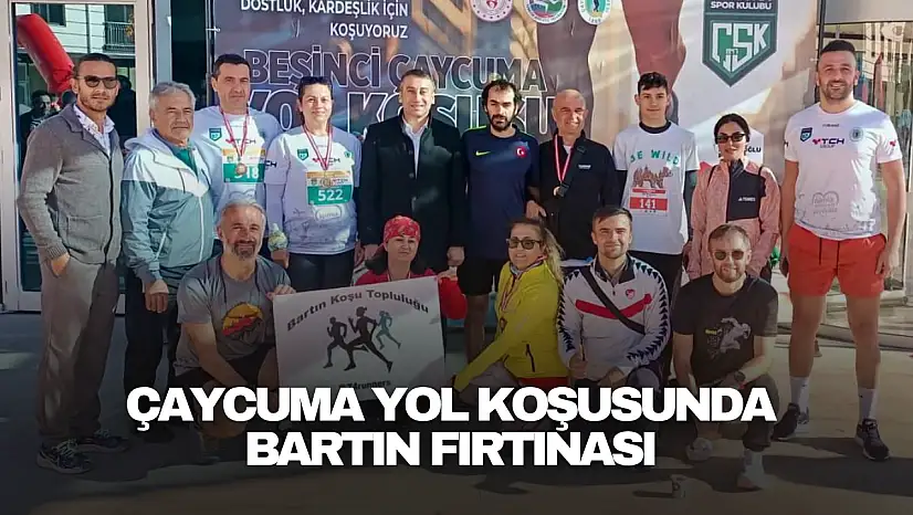 Çaycuma Yol Koşusunda Bartın Fırtınası