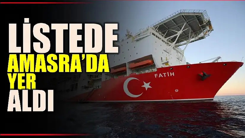 Dev listede Amasra'da yer aldı
