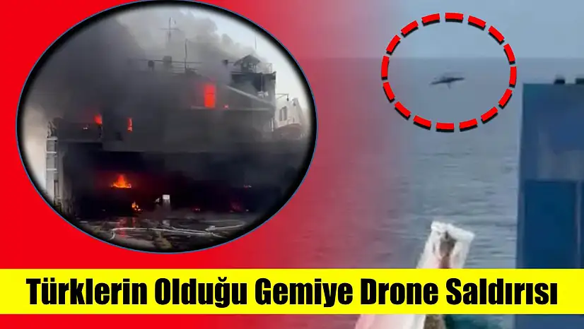 Drone saldırısı kamerada