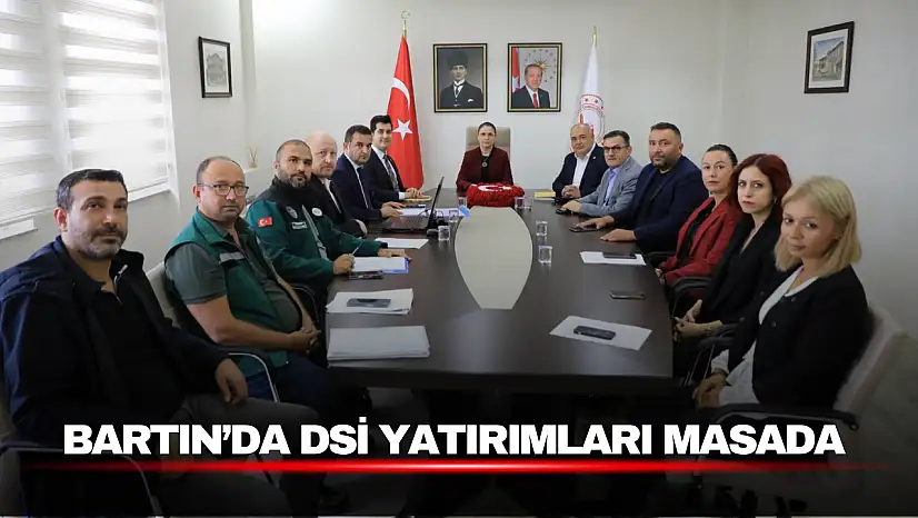 DSİ Yatırımları Vali Arslan Başkanlığında Değerlendirildi