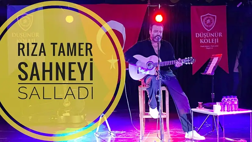 Düşünür Koleji'nden Öğretmenlere Rıza Tamer Sürprizi