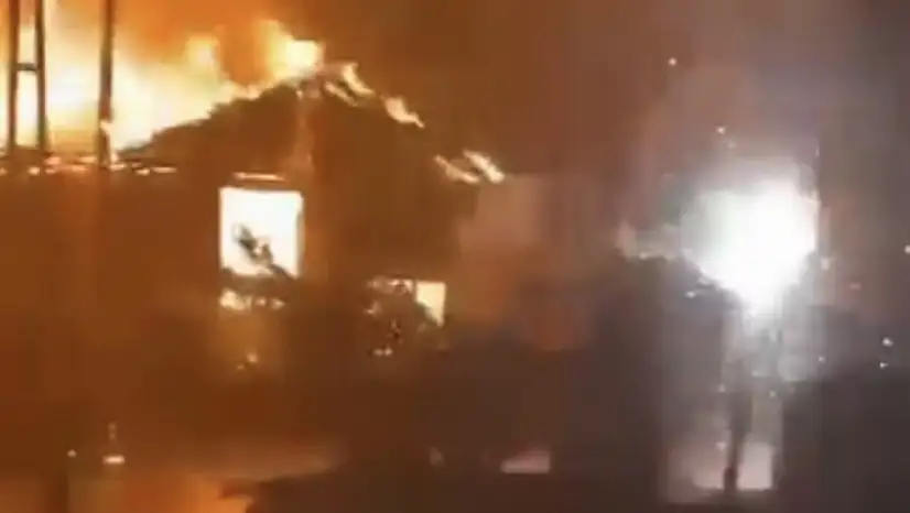 Düzce'de mobilya atölyesi küle döndü