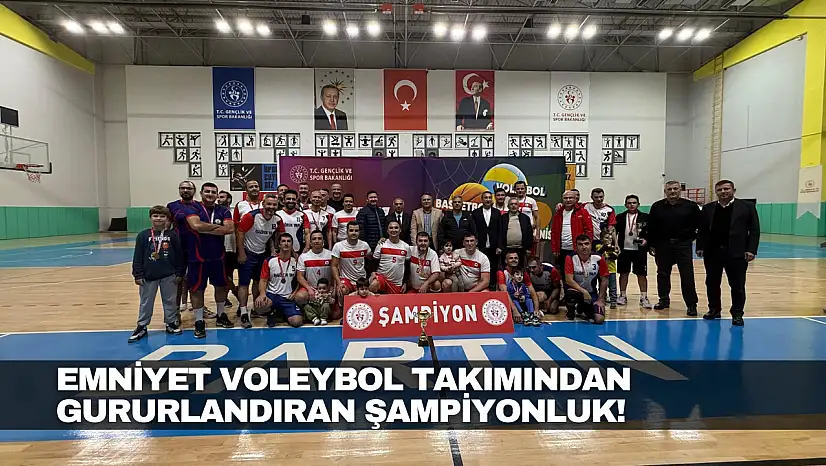 Emniyet Voleybol Takımından Gururlandıran Şampiyonluk!