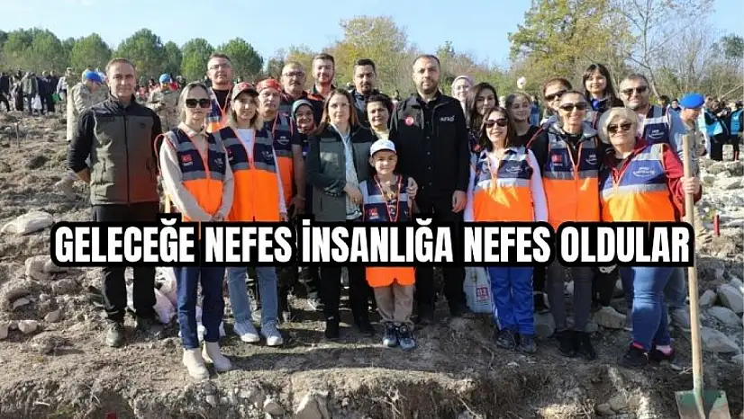 Fidanlar toprakla buluştu