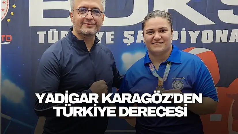 Genç Sporcu Yadigar Karagöz'den Türkiye Derecesi