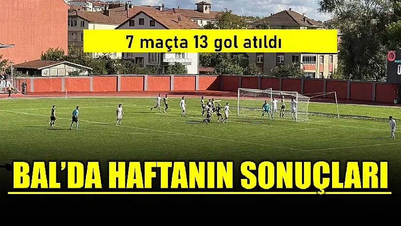 İlk hafta maçlarında 13 gol atıldı