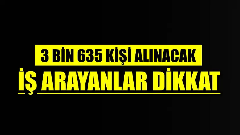 İş arayanlar dikkat